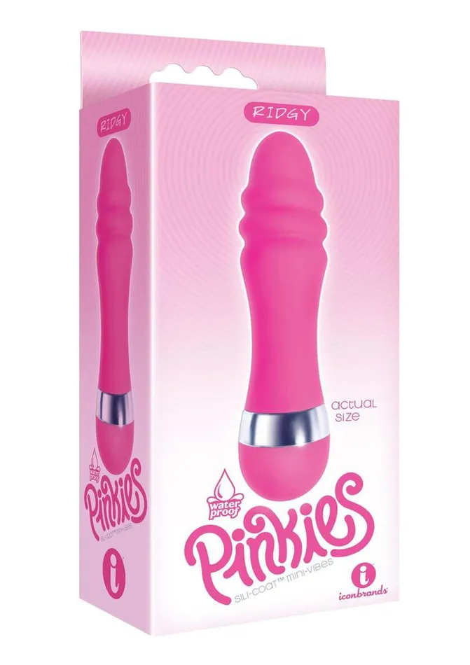 The 9s Pinkies Ridgy Silicone Mini Vibrator THE 9S Female Sex Toys