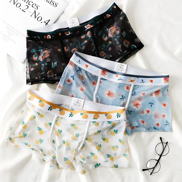 Versaley Female Sex Toys Ultrathin Mesh Printed Separate Mens Boxer Brief Versaley Female Sex Toys Ultrathin Mesh Printed Separate Mens Boxer Brief