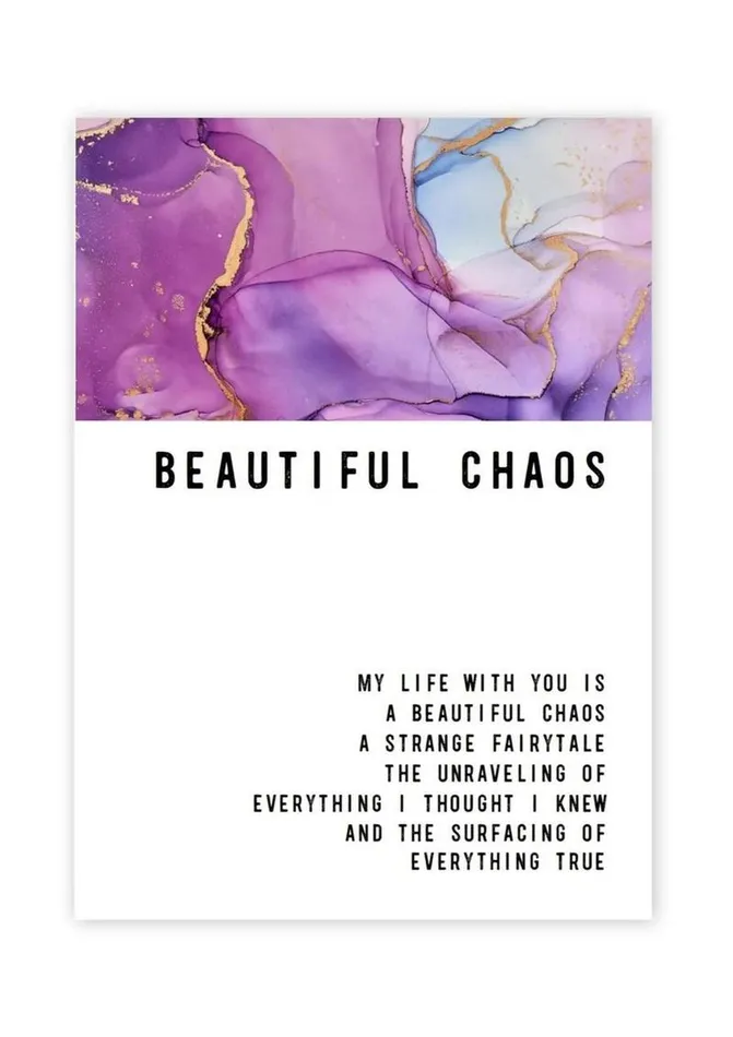 Warm Human Vibrators Warm Human Beautiful Chaos Greeting Card
