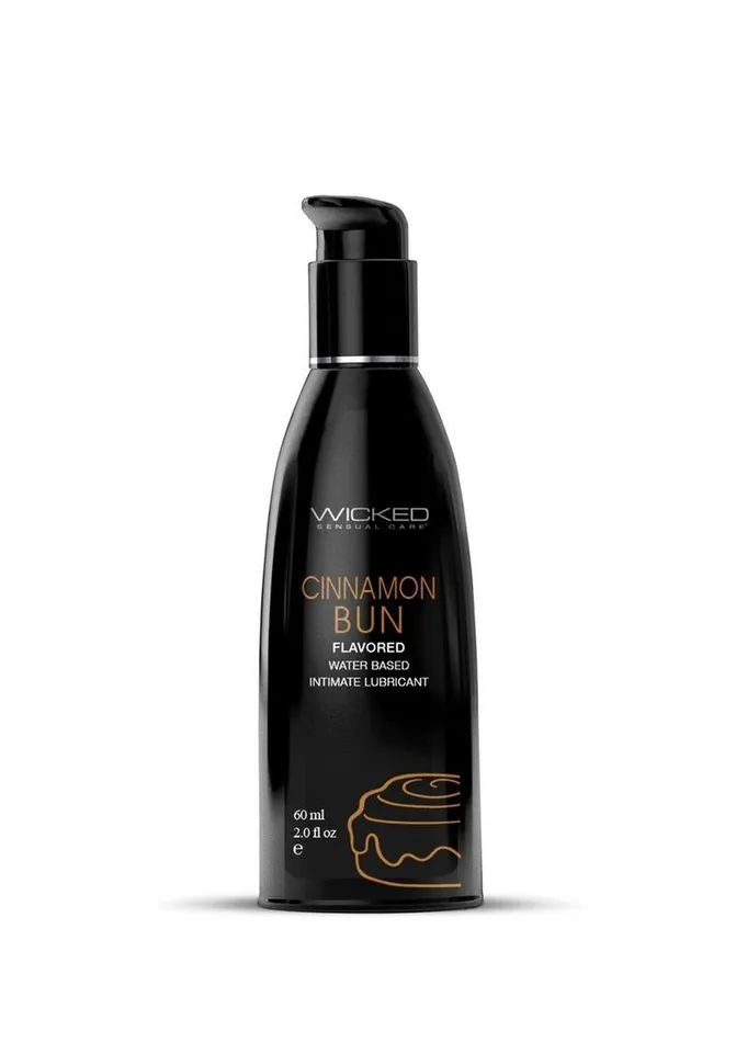 Wicked Aqua Lubricants Wicked Aqua Water Based Flavored Lubricant Cinnamon Bun Wicked Aqua Lubricants Wicked Aqua Water Based Flavored Lubricant Cinnamon Bun