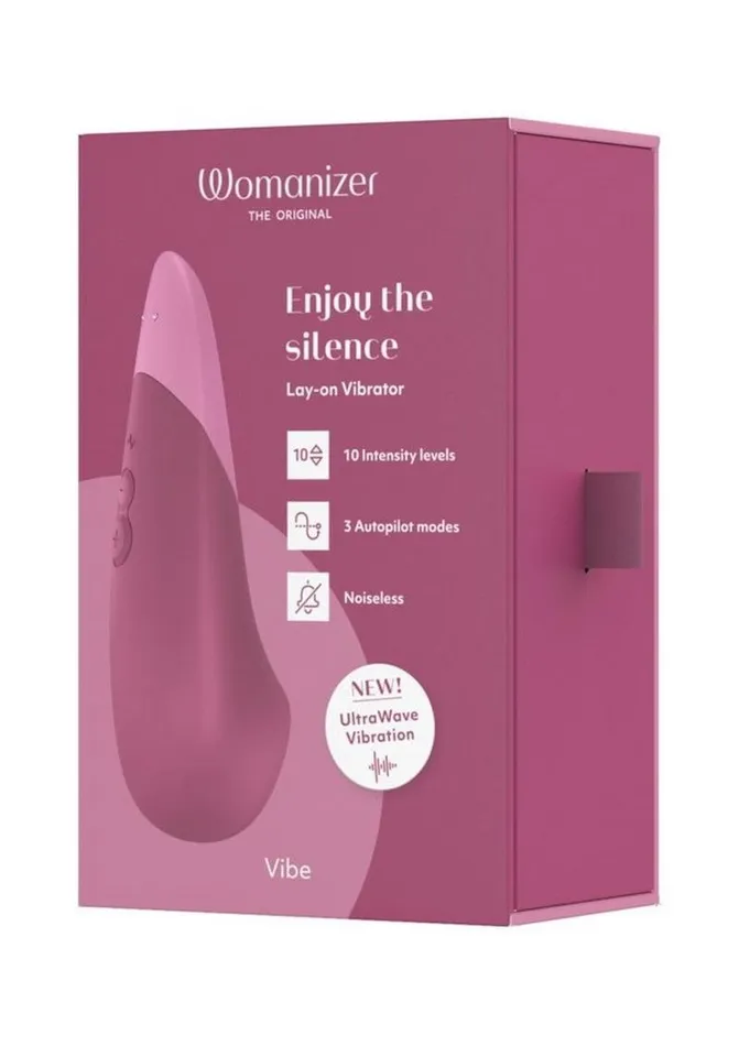 Womanizer Womanizer Vibe Rechargeable Silicone Clitoral Vibrator Dusky Female Sex Toys