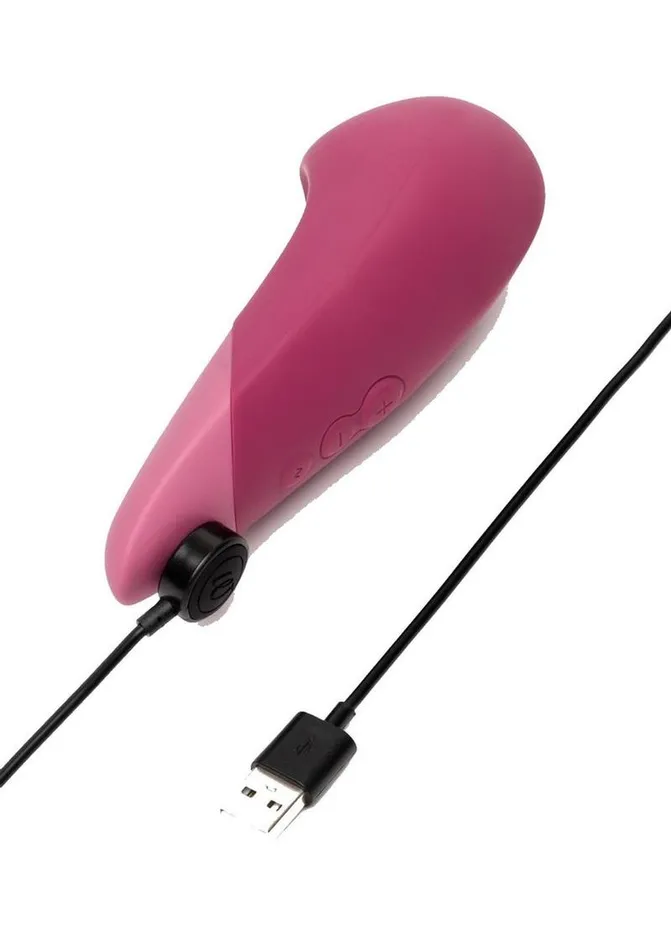 Womanizer Womanizer Vibe Rechargeable Silicone Clitoral Vibrator Dusky Female Sex Toys