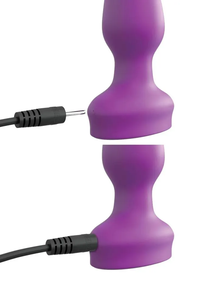 3Some Wall Banger Silicone Rechargeable Remote Control Anal Plug 3some Anal