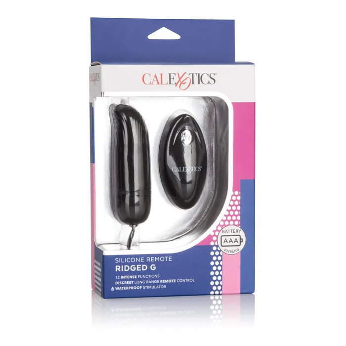 Anal CalExotics Silicone Remote Ridged G Anal CalExotics Silicone Remote Ridged G