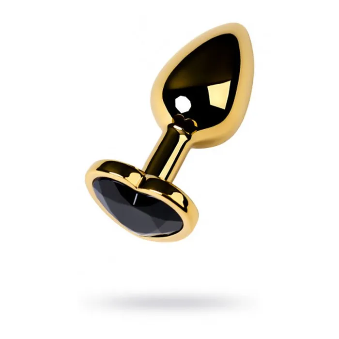 Anal The Toolshed AU Gold Metal Anal Plug w Tourmaline Crystal
