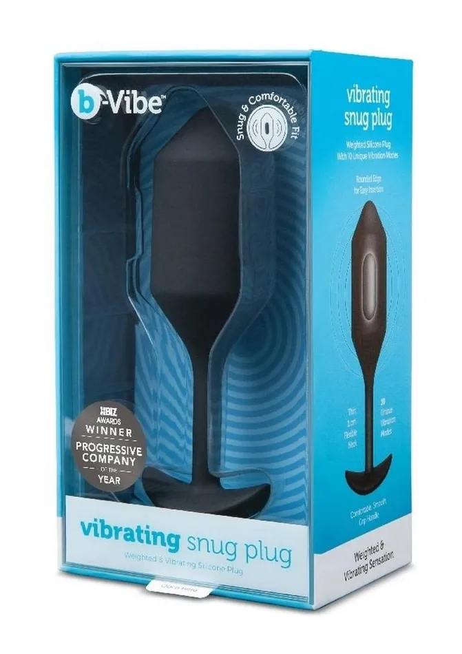 BVibe Vibrating Snug Plug 4 Rechargeable Silicone Anal Plug bVibe Anal