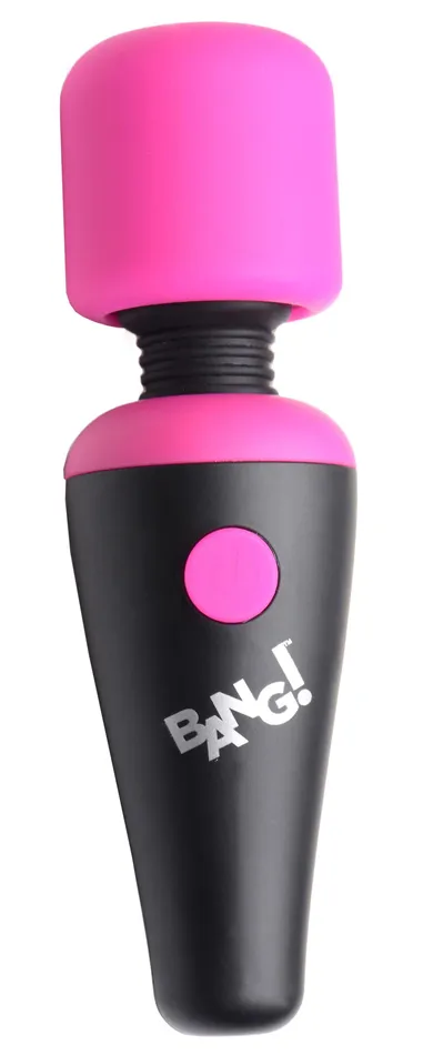 Bang 10x Vibrating Mini Silicone Wand Pink XR Brands Bang Vibrators Bang 10x Vibrating Mini Silicone Wand Pink XR Brands Bang Vibrators