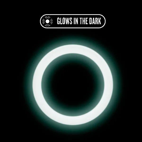 Blush Male Sex Toys Performance Silicone Glo Cock Ring Blue Glow