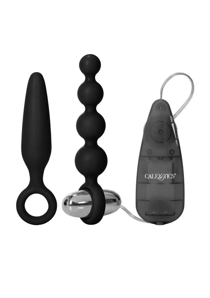 Booty Call Anal Booty Call Booty Vibro Kit Silicone Vibrating Butt Plug and Anal Beads Booty Call Anal Booty Call Booty Vibro Kit Silicone Vibrating Butt Plug and Anal Beads