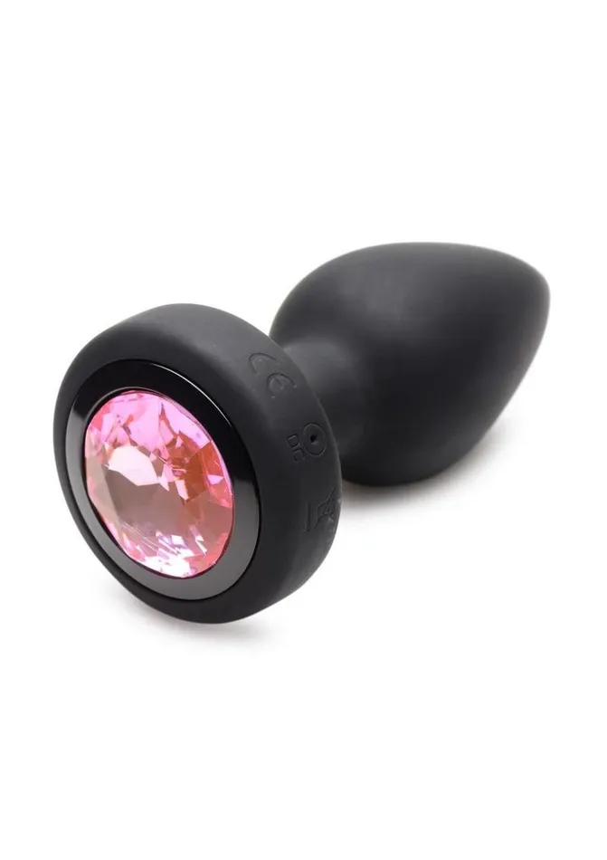 Booty Sparks 28x Rechargeable Silicone Vibrating Gem Anal Plug with Remote Control Booty Sparks Male Sex Toys