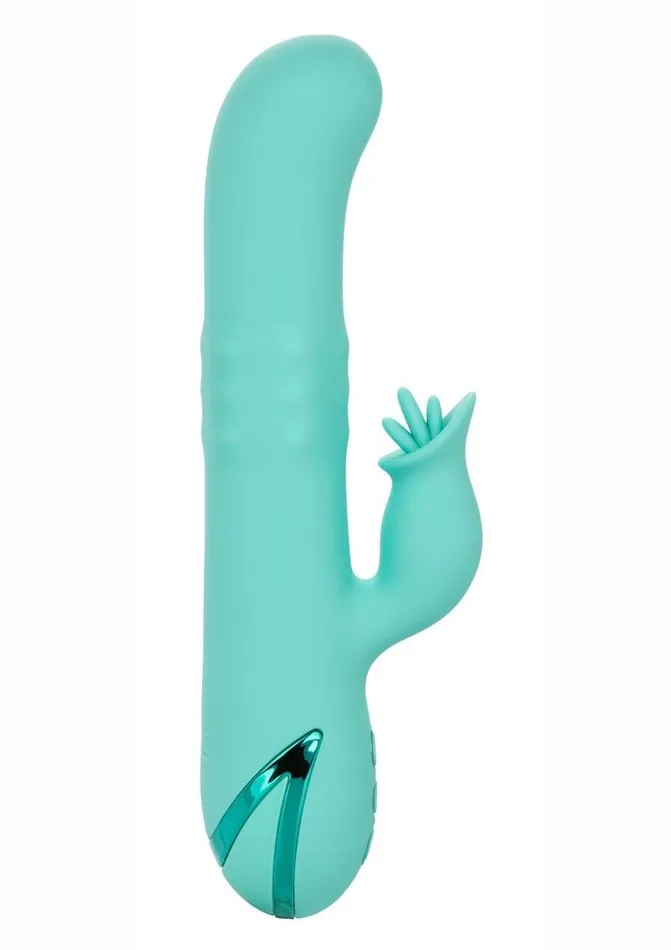 California Dreaming California Dreaming Bel Air Bombshell Rechargeable Silicone Vibrator with Clitoral Stimulator Female Sex Toys California Dreaming California Dreaming Bel Air Bombshell Rechargeable Silicone Vibrator with Clitoral Stimulator Female Sex Toys