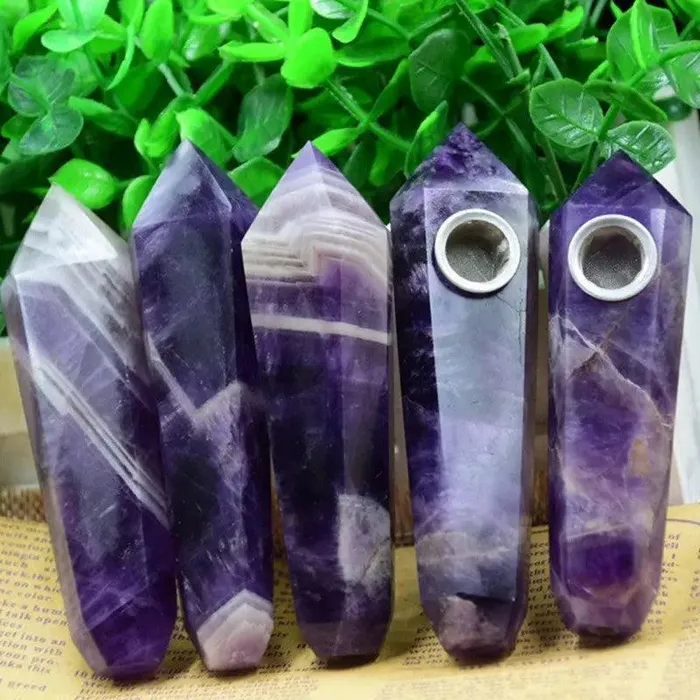cj Vibrators Crystal Smoking Pipe Fantasy Purple Pipe cj Vibrators Crystal Smoking Pipe Fantasy Purple Pipe
