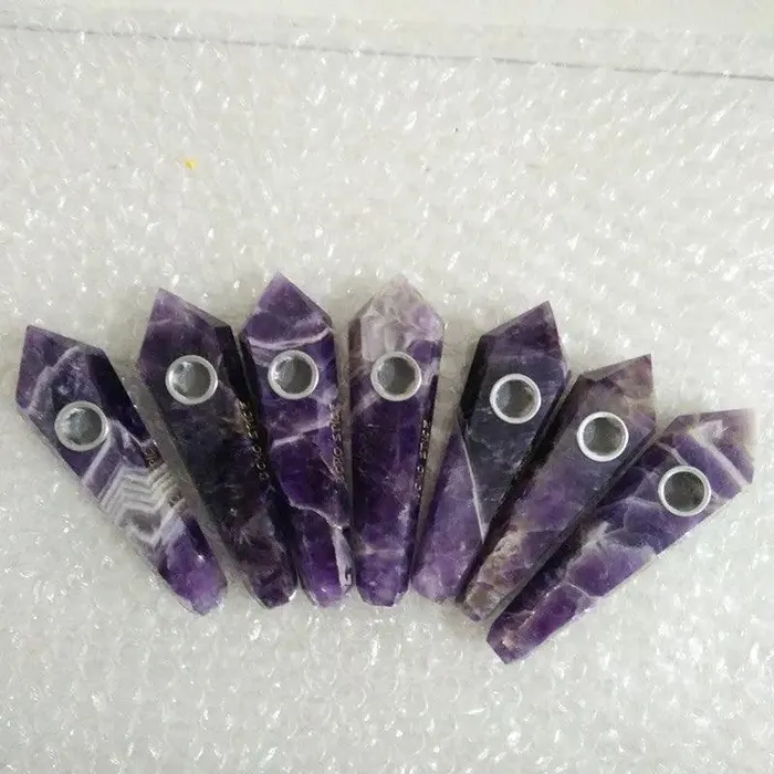 cj Vibrators Crystal Smoking Pipe Fantasy Purple Pipe cj Vibrators Crystal Smoking Pipe Fantasy Purple Pipe