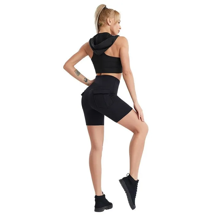 Couples cj Tight Sports Shorts TwoPiece Summer