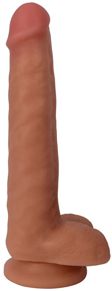Curve Toys Dildos 8 Inch Slim Dong With Balls Vanilla Curve Toys Dildos 8 Inch Slim Dong With Balls Vanilla