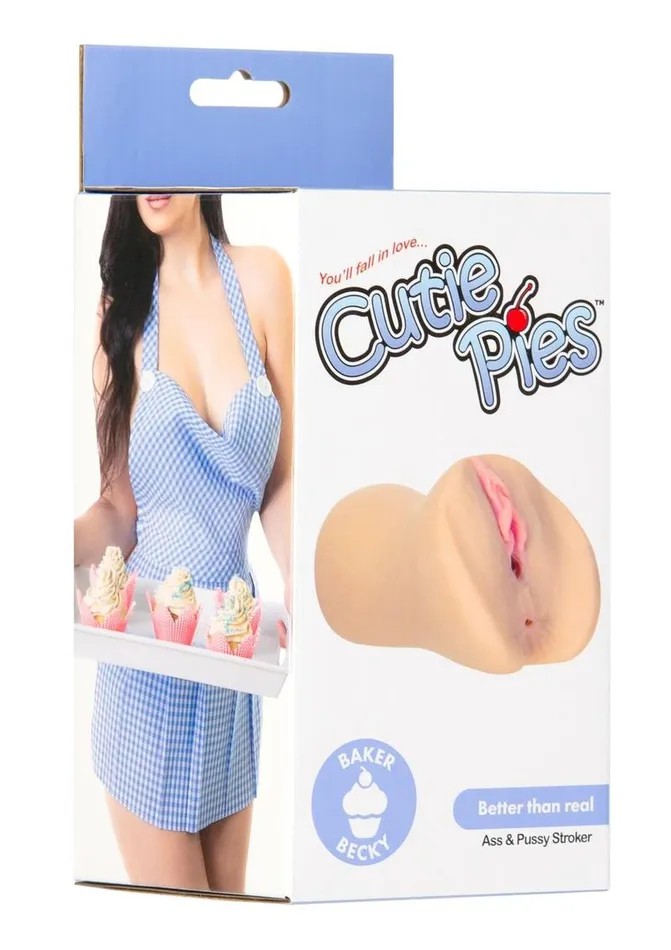 CutiePies Male Sex Toys Cutiepies Baker Becky Vagina Stroker with Powerbullet
