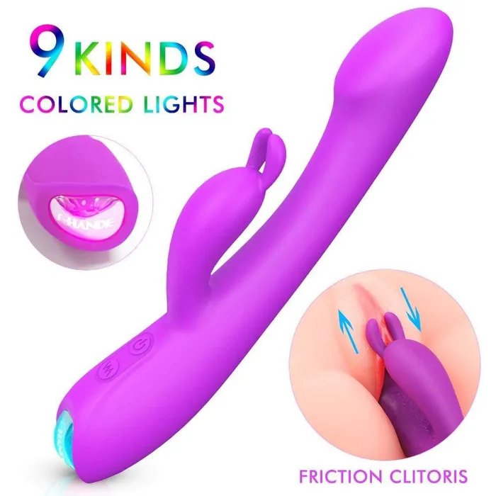 Dual Motor Rabbit Vibrator ADLTOYFUN Female Sex Toys
