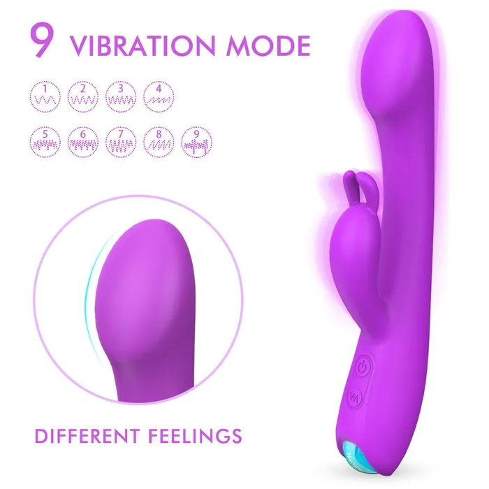 Dual Motor Rabbit Vibrator ADLTOYFUN Female Sex Toys