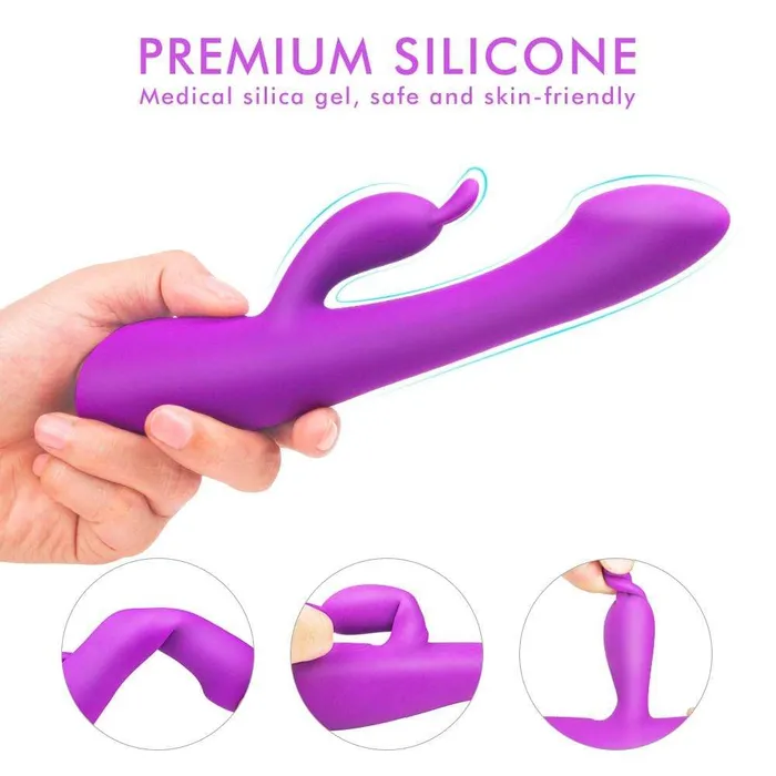 Dual Motor Rabbit Vibrator ADLTOYFUN Female Sex Toys