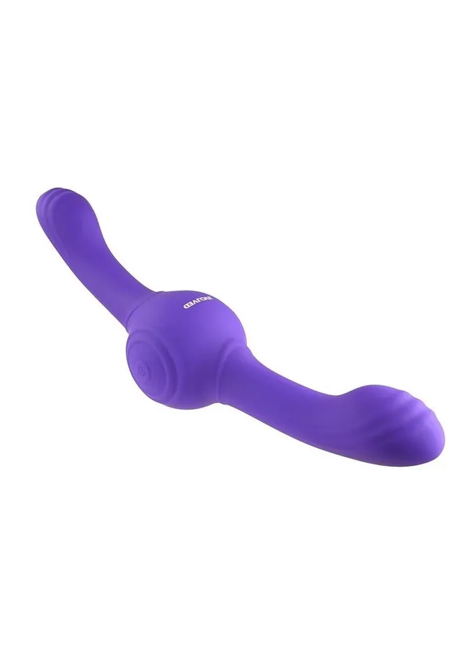 Evolved Female Sex Toys Our Gyro Vibe Rechargeable Silicone Dual End Vibrator
