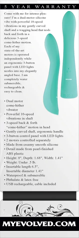 Evolved Novelties Vibrators Come With Me Teal Evolved Novelties Vibrators Come With Me Teal