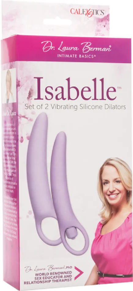 Female Sex Toys Isabelle Set Of 2 Vibrating Silicone Dilators California Exotic Novelties