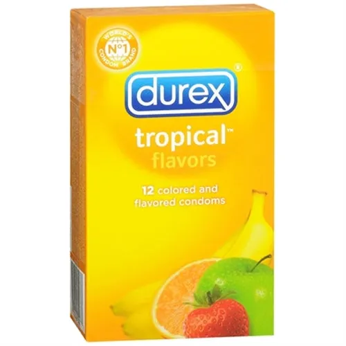 Female Sex Toys Paradise Marketing Durex Tropical 12 Pack