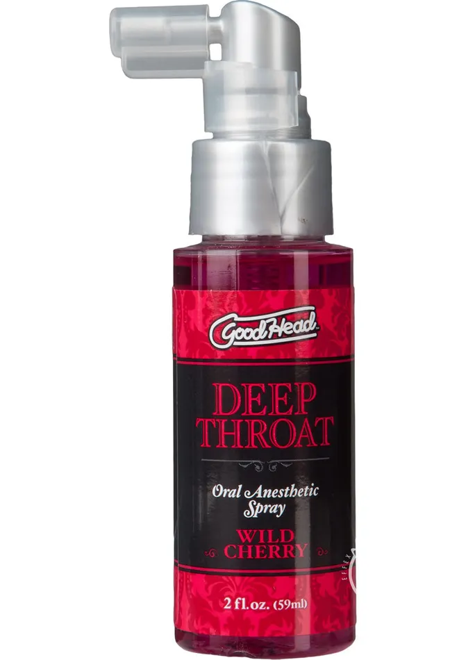 GoodHead Male Sex Toys Goodhead Deep Throat Oral Anesthetic Spray Wild Cherry