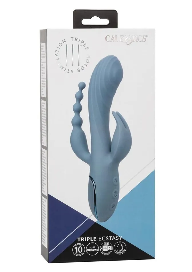 III Triple Ecstasy Rechargeable Silicone Stimulating Massager III Triple Female Sex Toys III Triple Ecstasy Rechargeable Silicone Stimulating Massager III Triple Female Sex Toys