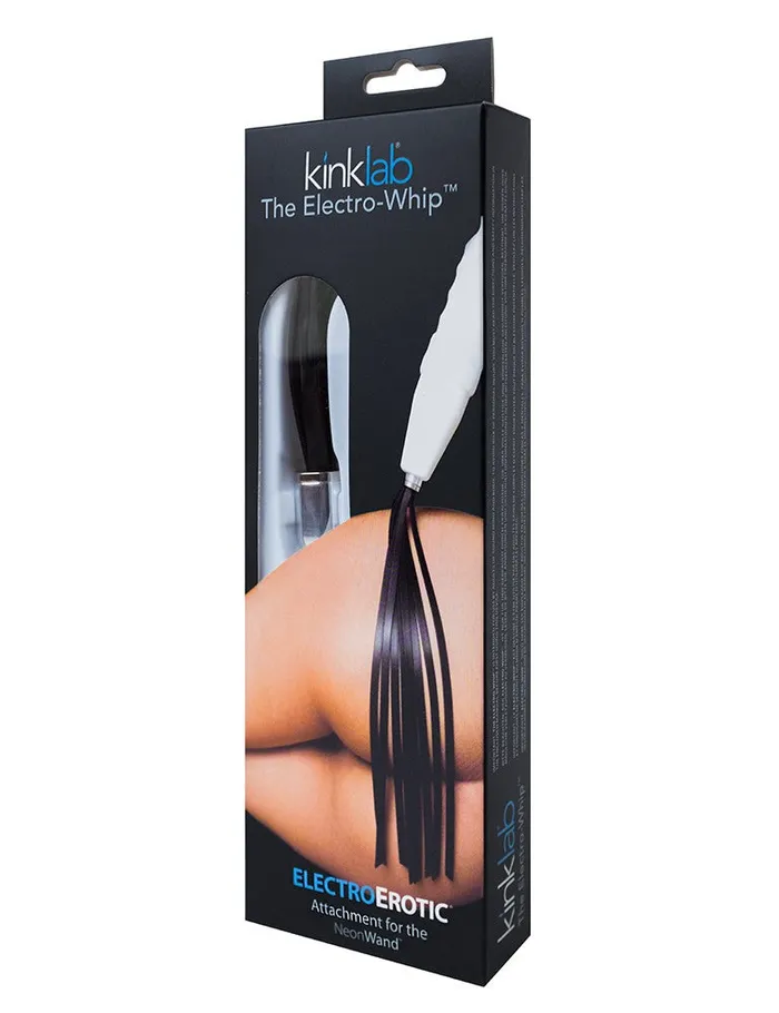 Kinklab Vibrators The Electric Whip Neon Wand Accessory