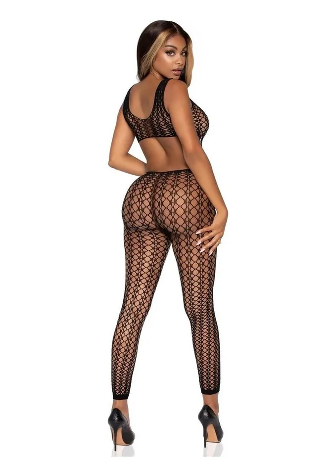 Leg Avenue Leg Avenue Lattice Net CutOut Footless Tank Bodystocking Bodystockings Playsuits Leg Avenue Leg Avenue Lattice Net CutOut Footless Tank Bodystocking Bodystockings Playsuits