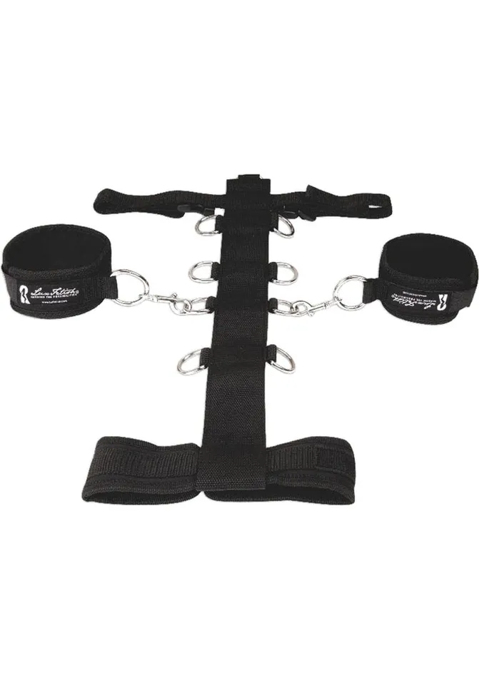 Lux Fetish Lux Fetish Adjustable Neck and Wristraint Male Sex Toys
