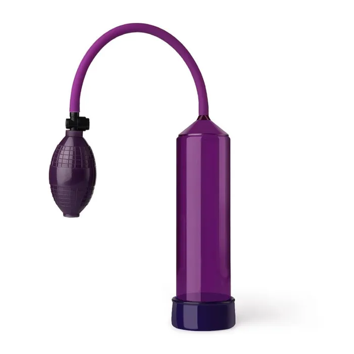 Male Sex Toys ADLTOYFUN Manually controlled Penis Pump in Purple