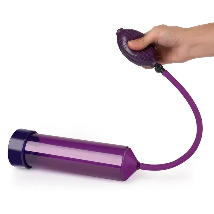 Male Sex Toys ADLTOYFUN Manually controlled Penis Pump in Purple