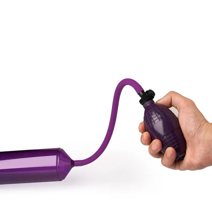 Male Sex Toys ADLTOYFUN Manually controlled Penis Pump in Purple