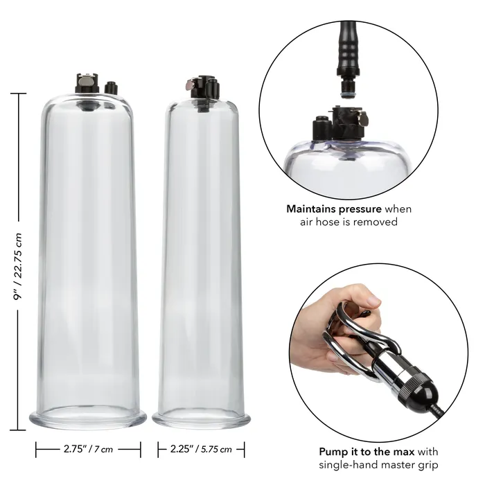 Male Sex Toys CalExotics Optimum Series Maximum Results Pump Set Male Sex Toys CalExotics Optimum Series Maximum Results Pump Set