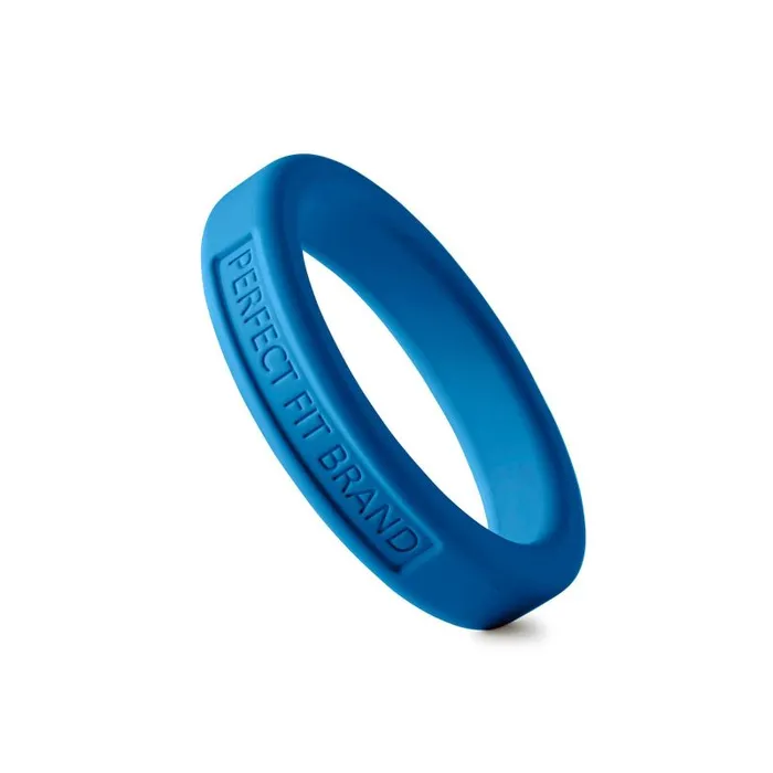 Male Sex Toys PerfectFit Classic Silicone Medium Stretch Penis Ring 44mm Blue