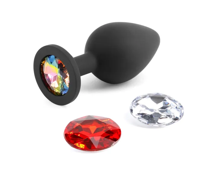 nsnovelties Anal Glams Xchange Round Medium Black