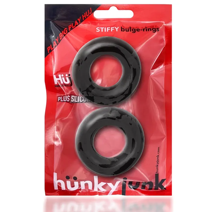 Oxballs Enhancers Stiffy 2 Pack BulgeRings Tar Ice