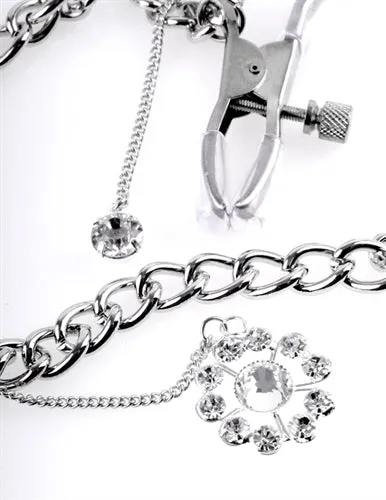 Pipedream Female Sex Toys Fetish Fantasy Series Crystal Nipple Clamps Pipedream Female Sex Toys Fetish Fantasy Series Crystal Nipple Clamps
