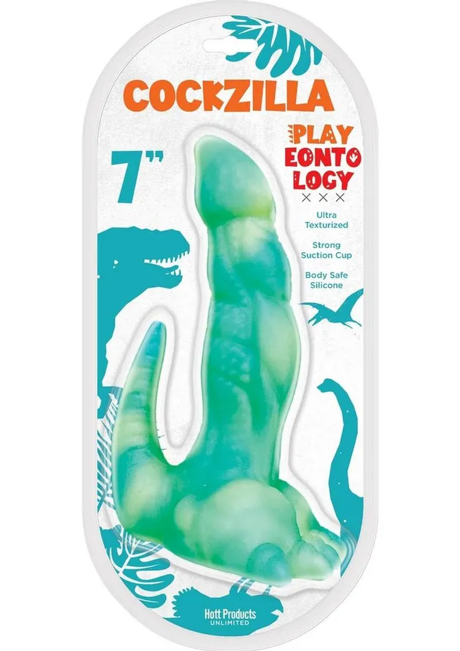Playeontology Cockzilla Silicone Dildo with Suction Cup Hott Products Female Sex Toys Playeontology Cockzilla Silicone Dildo with Suction Cup Hott Products Female Sex Toys