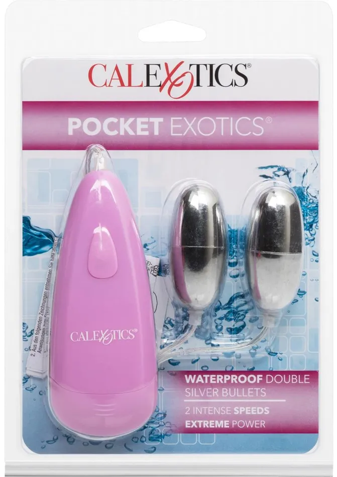 Pocket Exotics Double Silver Bullets Pocket Exotics Dildos Pocket Exotics Double Silver Bullets Pocket Exotics Dildos