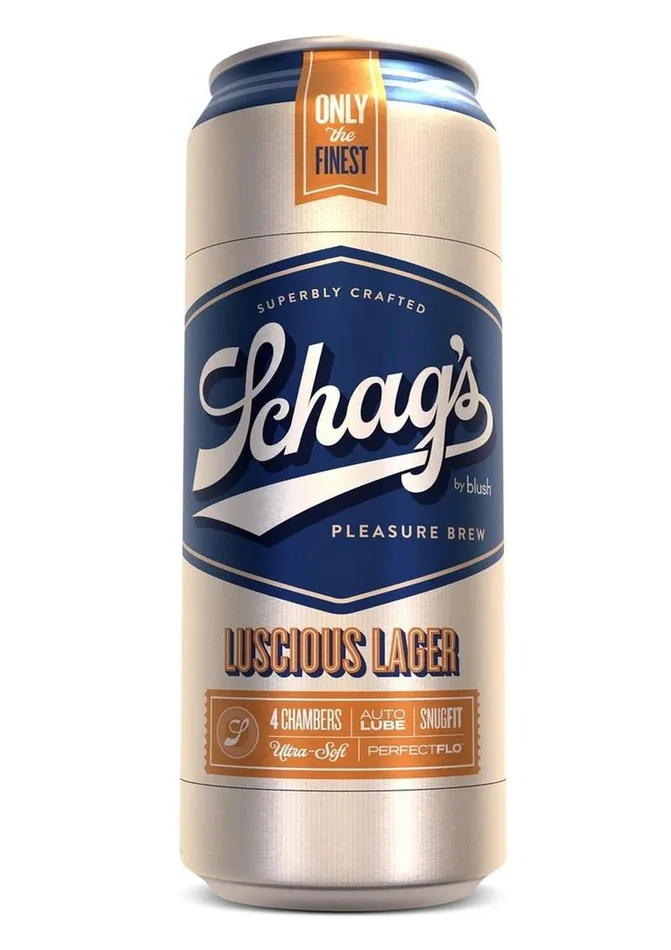 Schags Schags Luscious Lager Beer Can Stroker Frosted Male Sex Toys