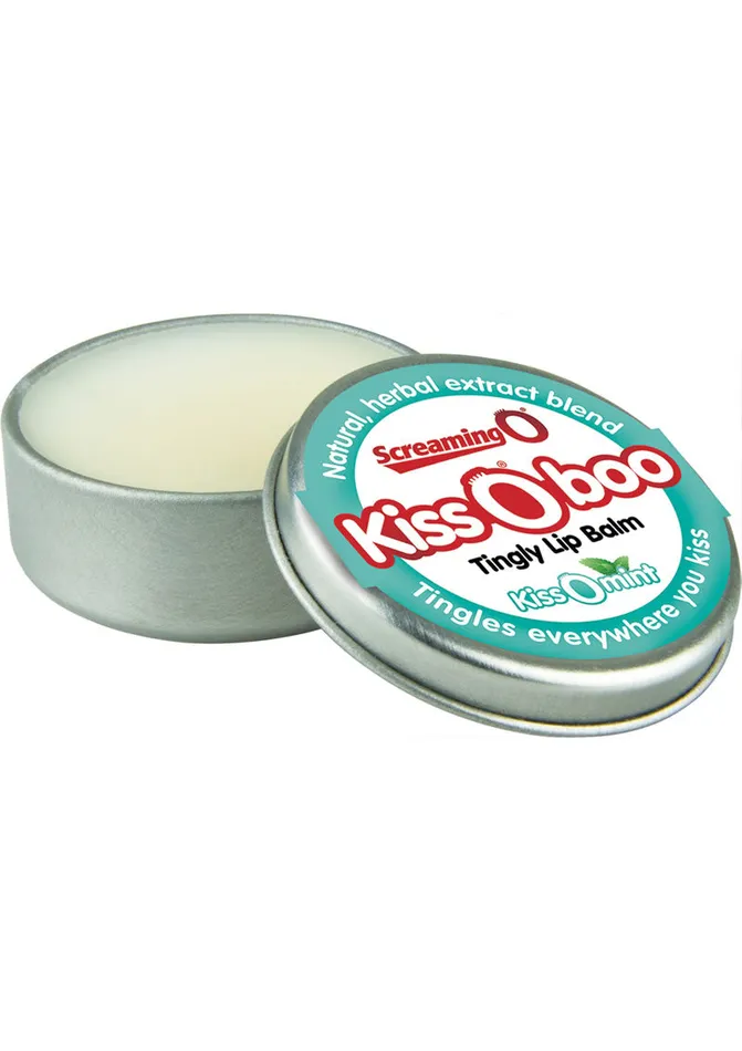 Screaming O Topical Kiss O Boo Tingly Lip Balm Peppermint Vibrators