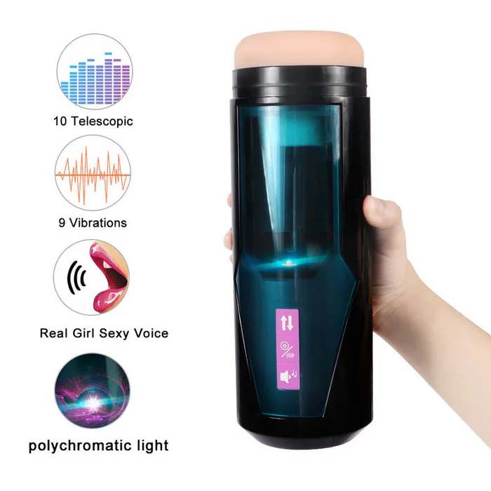 SIMU PARADISE Male Sex Toys Electric Automatic Retractable Stroking Hands Free Male Masturbation Cup SIMU PARADISE Male Sex Toys Electric Automatic Retractable Stroking Hands Free Male Masturbation Cup