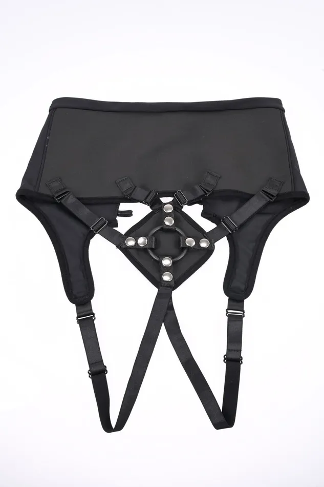 Sportsheets Female Sex Toys High Waisted Corset Strap on Black Sportsheets Female Sex Toys High Waisted Corset Strap on Black