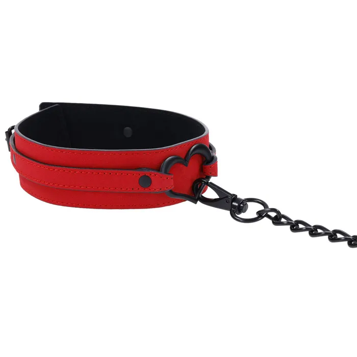Sportsheets Vibrators Amor Collar and Leash Red