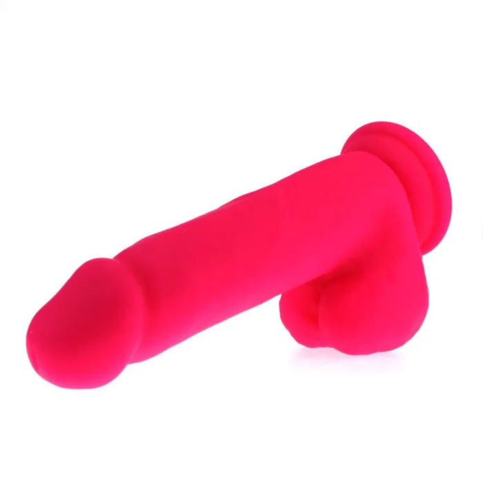 Thick Realistic Cock w Balls Pink XMEN Dildos