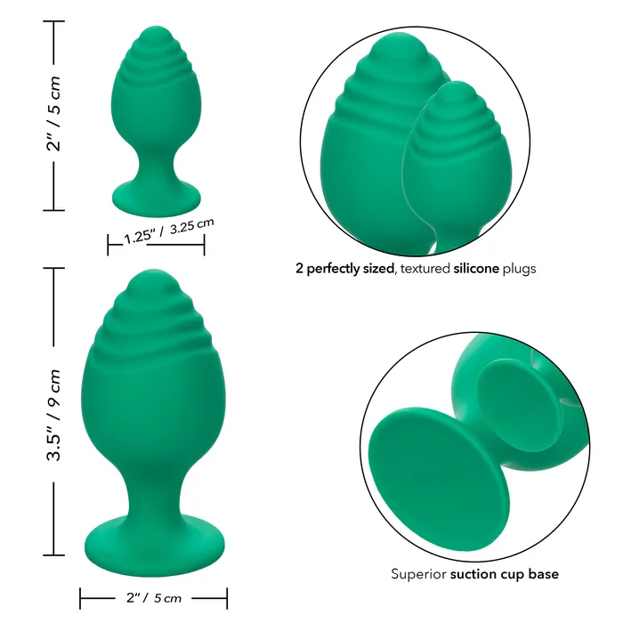 Vibrators CalExotics Cheeky Green Vibrators CalExotics Cheeky Green