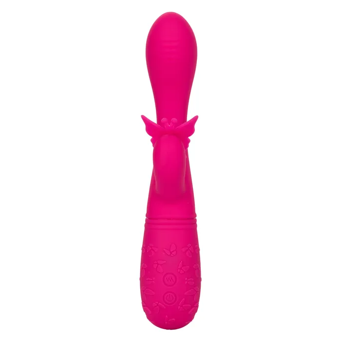 Vibrators Rechargeable Butterfly Kiss Flutter Pink CalExotics